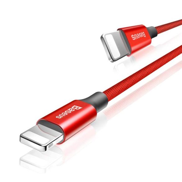 Baseus Yiven USB / Lightning kábel anyaga Braid 1,8M piros (CALYW-A09)
