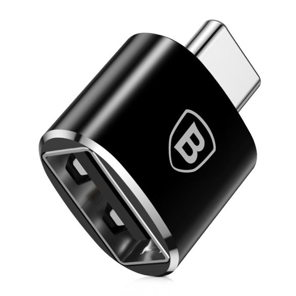 Baseus Converter USB type-c USB - adapter csatlakozó OTG fekete (CATOTG - 01)
