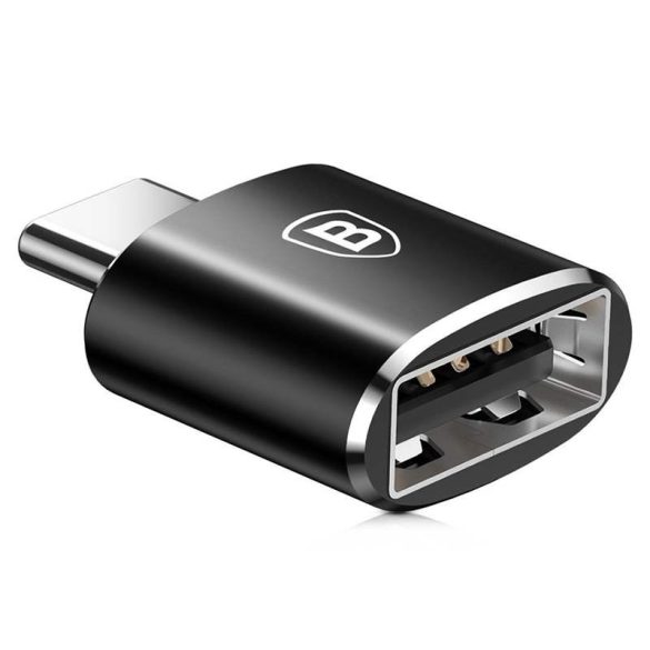 Baseus Converter USB type-c USB - adapter csatlakozó OTG fekete (CATOTG - 01)