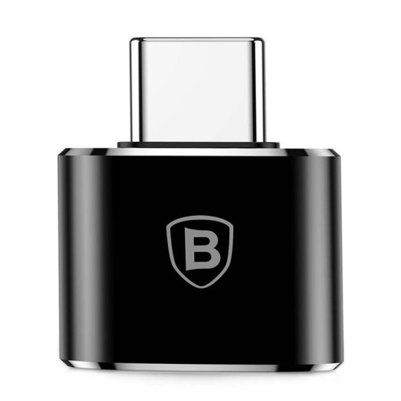 Baseus Converter USB type-c USB - adapter csatlakozó OTG fekete (CATOTG - 01)