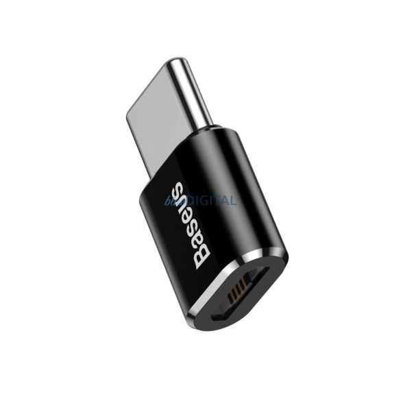 Baseus adapter Type-C - microUSB - fekete