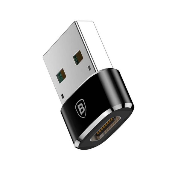 Baseus átalakító USB Type - C USB adapter csatlakozó fekete (CAAOTG - 01)