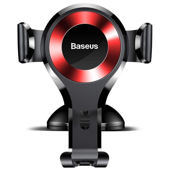 Baseus Osculum Gravity Autós tartó Portál szélvédő Phone Bracket tartó piros (SUYL - XP09) telefon tok telefontok