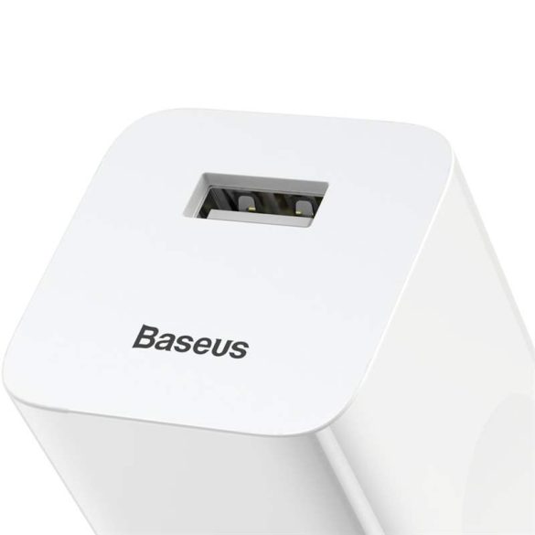 Baseus Töltés Gyors töltő töltő adapter Hálózati töltő USB Quick Charge 3.0 QC 3,0 fehér (CCALL - BX02)