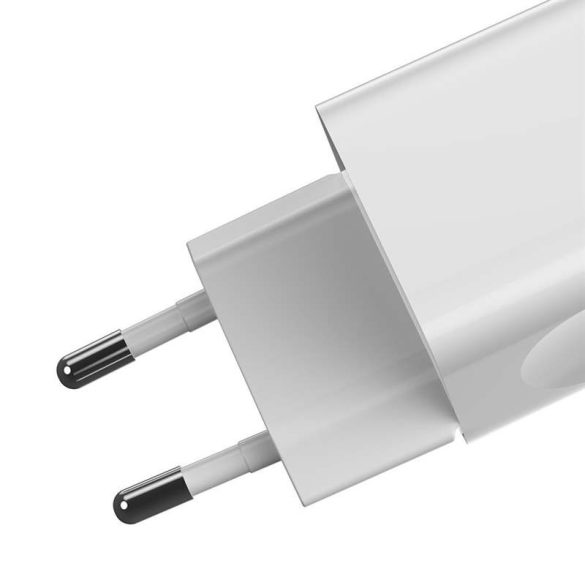 Baseus Töltés Gyors töltő töltő adapter Hálózati töltő USB Quick Charge 3.0 QC 3,0 fehér (CCALL - BX02)