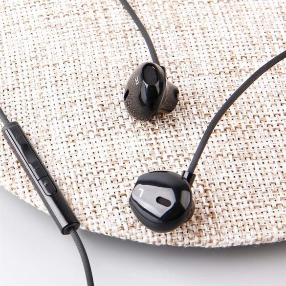 Baseus Encok H06 Lateral fülhallgató fülhallgató fejhallgató távirányító fekete (NGH06-01)