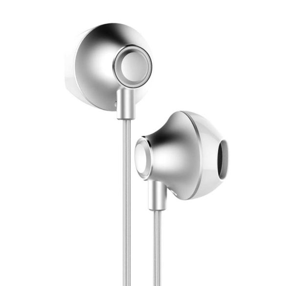 Baseus Encok H06 Lateral fülhallgató fülhallgató fejhallgató távirányító ezüst (NGH06-0S)