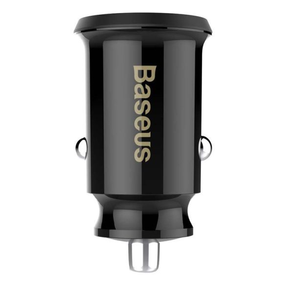 Baseus Grain autós töltő Mini univerzális Smart autós töltő 2 USB 3.1A fekete (CCALL - ML01)