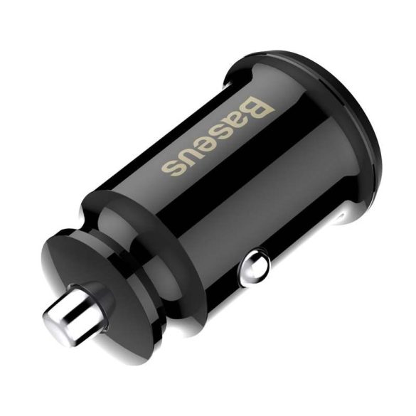 Baseus Grain autós töltő Mini univerzális Smart autós töltő 2 USB 3.1A fekete (CCALL - ML01)