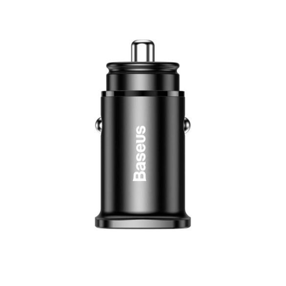 Baseus tér PPS univerzális smart autós töltő USB Quick Charge 4.0 QC 4.0 és USB-C PD 3,0 SCP fekete (CCALL-AS01)