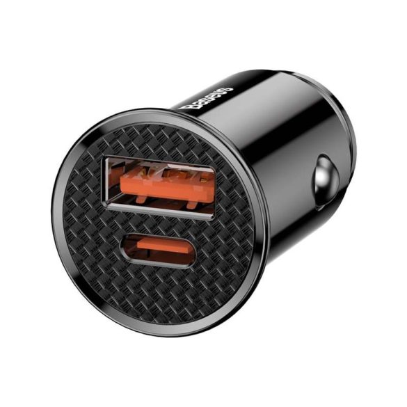 Baseus Kör PPS univerzális Smart autós töltő USB Quick Charge 40 QC 40 és USB - C PD 3,0 SCP fekete (CCALL - YS01)