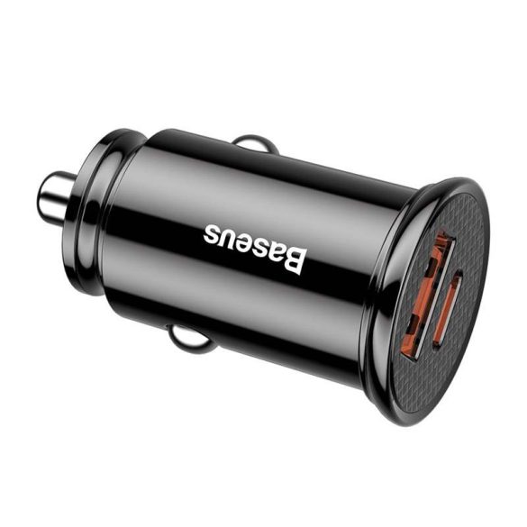 Baseus Kör PPS univerzális Smart autós töltő USB Quick Charge 40 QC 40 és USB - C PD 3,0 SCP fekete (CCALL - YS01)
