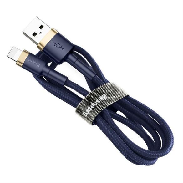 Baseus cafule kábel USB IP 1.5A 2m arany + kék