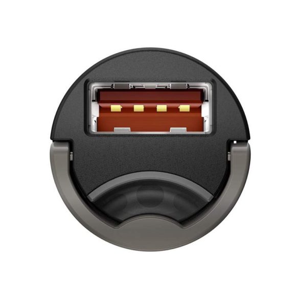 Baseus apró csillag Mini autós töltő Quick Charge USB port 30W Gray (VCHX-A0G)