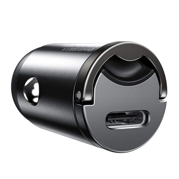 Apró Csillagok Baseus PPS Mini Car Charge type-c port 30W Gray (VCHX-B0G)