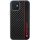 Audi Carbon Fiber Stripe iPhone 12/12 Pro 6.1" fekete keménytok AUS-TPUPCIP12P-R8/D1-BK