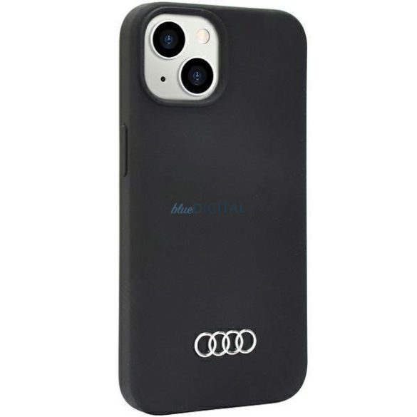 Audi szilikon tok iPhone 14 6.1" fekete keménytok AU-LSRIP14-Q3/D1-BK