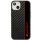 Audi Carbon Fiber Stripe iPhone 14 6.1" fekete keménytok AUS-TPUPCIP14-R8/D1-BK