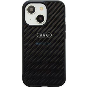 Audi Carbon Fiber iPhone 14 6.1" fekete keménytok AU-TPUPPCIP14-R8/D2-BK