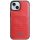 Audi Synthetic Leather Case MagSafe kompatibilis tok iPhone 15 / 14 / 13 - piros