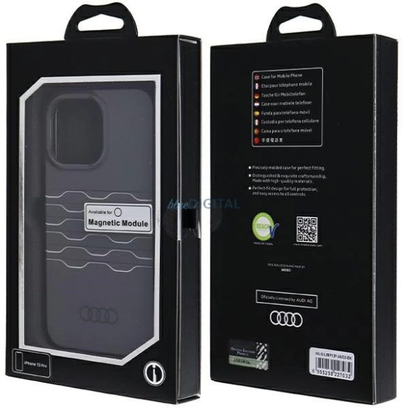 Audi IML MagSafe tok iPhone 13 Pro/13 - fekete