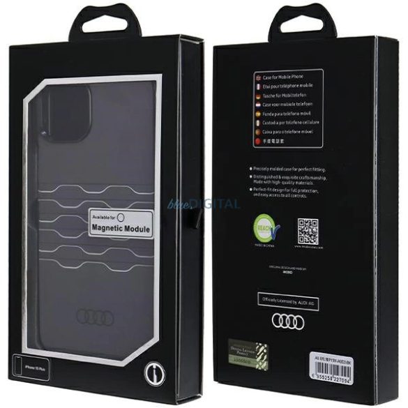Audi IML MagSafe tok iPhone 15 Plus/14 Plus - fekete