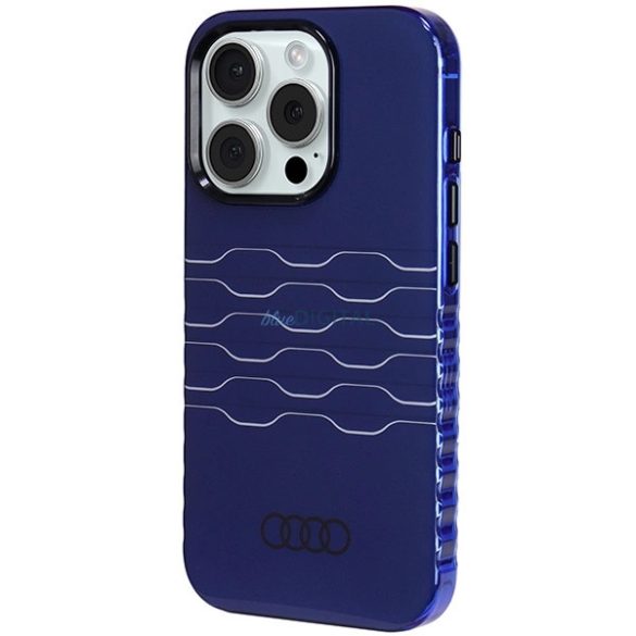 Audi IML MagSafe tok iPhone 15 Pro - kék