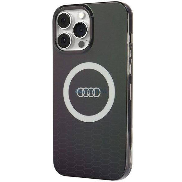 Audi IML Big Logo MagSafe tok iPhone 13 Pro Max - fekete