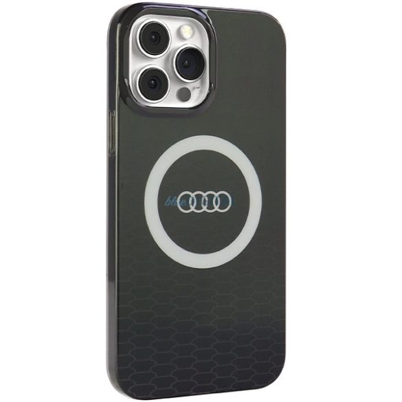 Audi IML Big Logo MagSafe tok iPhone 13 Pro Max - fekete