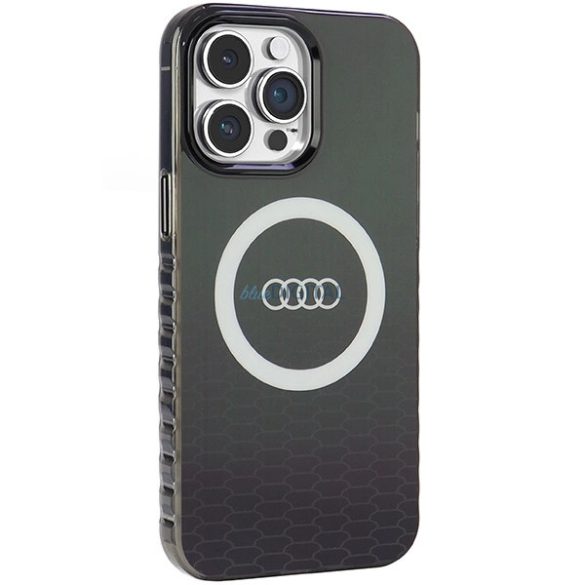 Audi IML Big Logo MagSafe tok iPhone 14 Pro Max - fekete