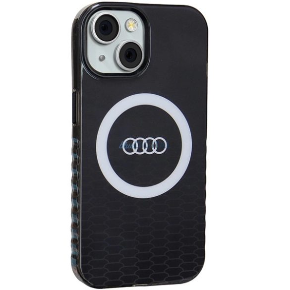 Audi IML Big Logo MagSafe tok iPhone 15/14/13 - fekete
