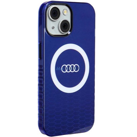 Audi IML Big Logo MagSafe tok iPhone 15/14/13 - kék