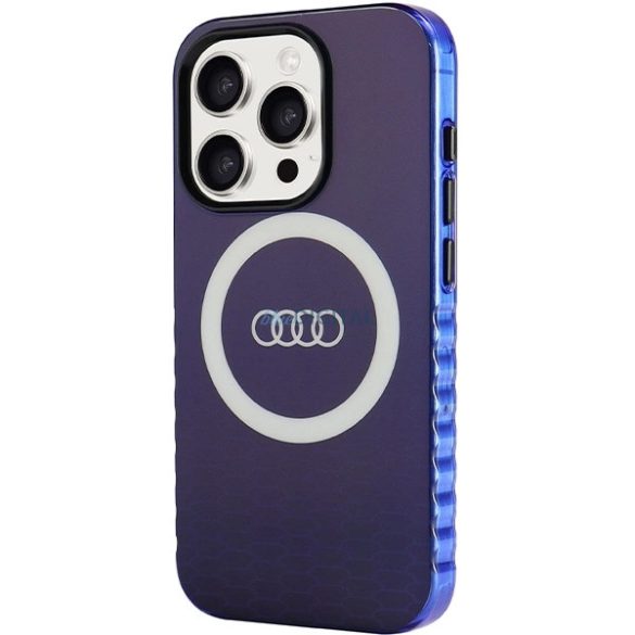 Audi IML Big Logo MagSafe tok iPhone 15 Pro - kék