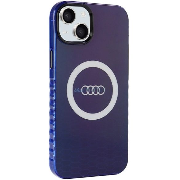 Audi IML Big Logo MagSafe tok iPhone 15 Plus/14 Plus - kék
