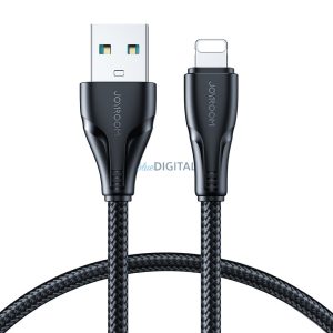 Joyroom USB kábel - Lightning 2.4A 0.25 m fekete (S-UL012A11)