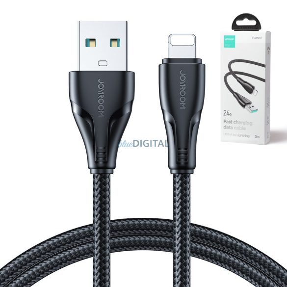 Joyroom USB - Lightning 2.4A kábel Surpass Series 2 m fekete (S-UL012A11)