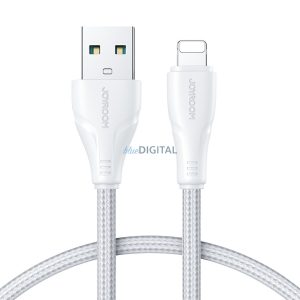 Joyroom USB kábel - Lightning 2.4A 0.25 m fehér (S-UL012A11)