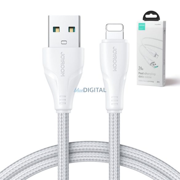 Joyroom USB kábel - Lightning 2.4A Surpass Series 2 m fehér (S-UL012A11)