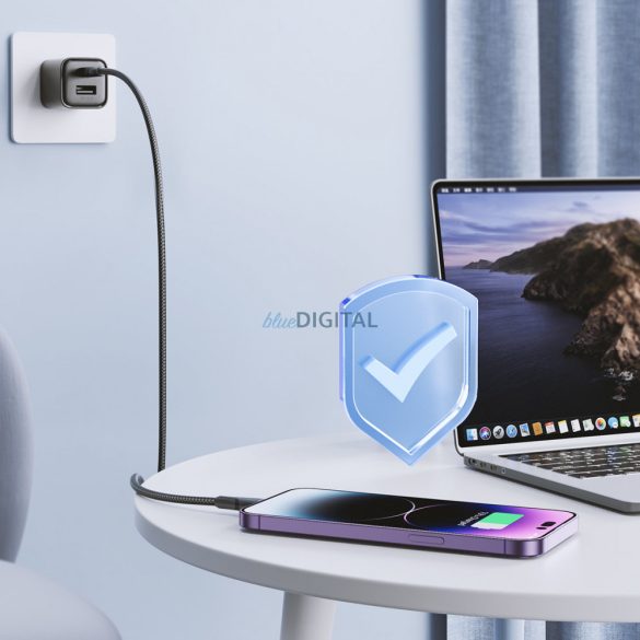 Joyroom USB C - Lightning 20W Surpass Series kábel gyorstöltéshez és adatátvitelhez 1,2 m fekete (S-CL020A11)