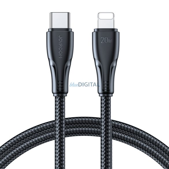 Joyroom USB C - Lightning 20W Surpass Series kábel gyorstöltéshez és adatátvitelhez 2 m fekete (S-CL020A11)