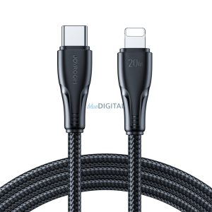 Joyroom USB C - Lightning 20W Surpass Series kábel gyorstöltéshez és adatátvitelhez 3 m fekete (S-CL020A11)