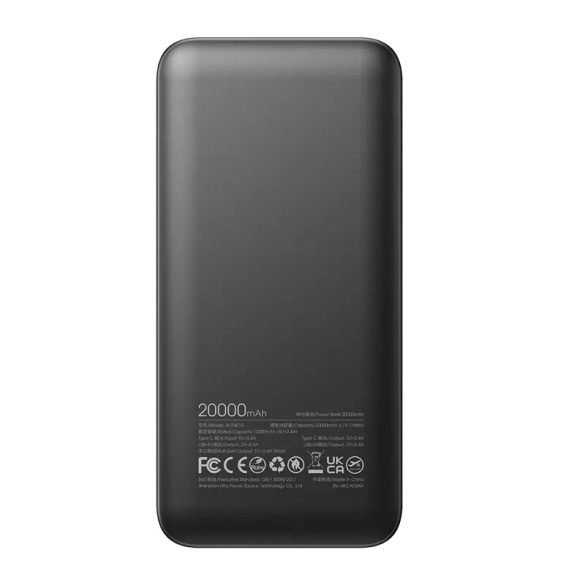 Joyroom JR-PBF14 powerbank 5000mAh 2.4A - fekete