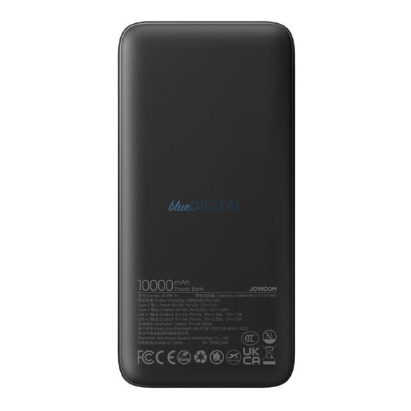 Joyroom JR-PBF15 powerbank 10000mAh 22.5W USB-C USB-A - fekete