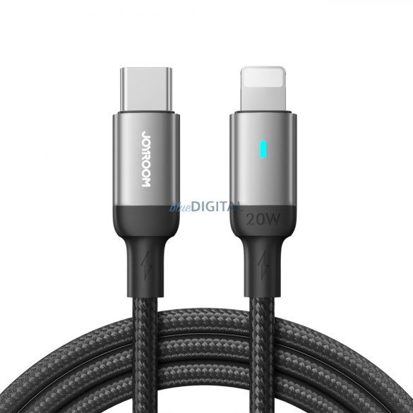 Joyroom USB kábel C - Lightning 20W A10 Series 1,2 m fekete (S-CL020A10)