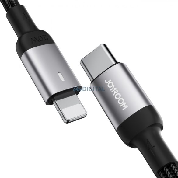 Joyroom USB kábel C - Lightning 20W A10 Series 2 m fekete (S-CL020A10)