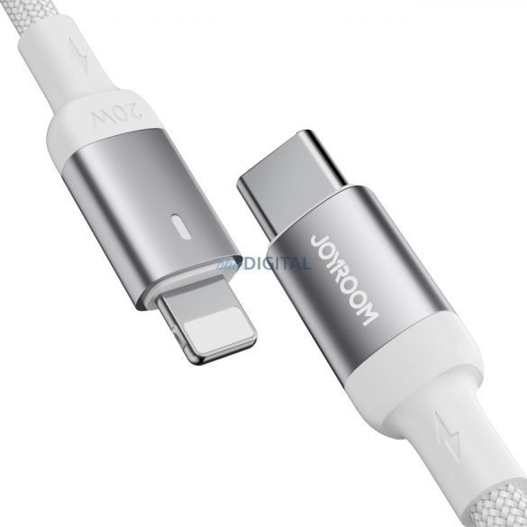 Joyroom USB kábel C - Lightning 20W A10 Series 1,2 m fehér (S-CL020A10)