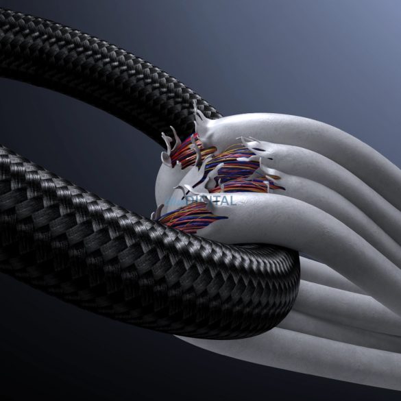 Joyroom S-A16 Pro Prism sorozat 30W USB-C - Lightning kábel kijelzővel 1.2m - Fekete