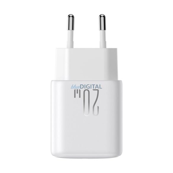 Joyroom JR-TCF12 hálózati töltő 2xUSB-C csatlakozással 20W PD QC3.0 - fehér