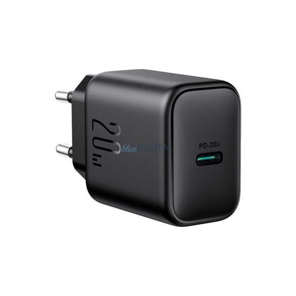 Joyroom JR-TCF20 hálózati töltő 1xUSB-C csatlakozással 20W - fekete