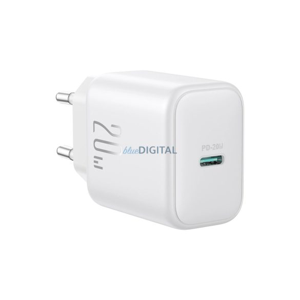 Joyroom JR-TCF20 hálózati töltő 1xUSB-C csatlakozással 20W - fehér